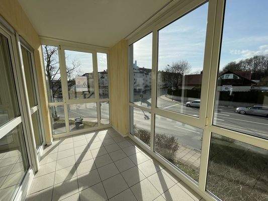 Blick vom Wintergarten