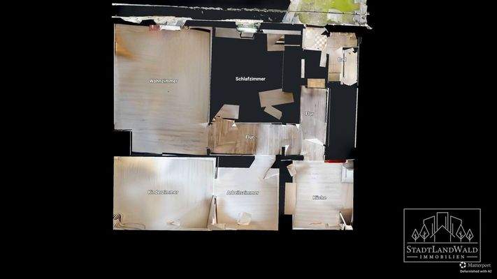 Schematischer Grundriss