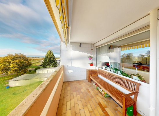 Ihr Westbalkon mit Markise