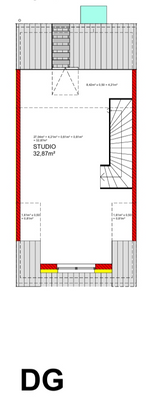 Grundriss Dachstudio