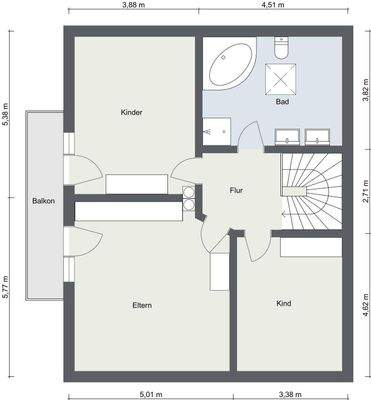 Rhof - Etage 3 Dachgeschoss - 2D Floor Plan.jpg