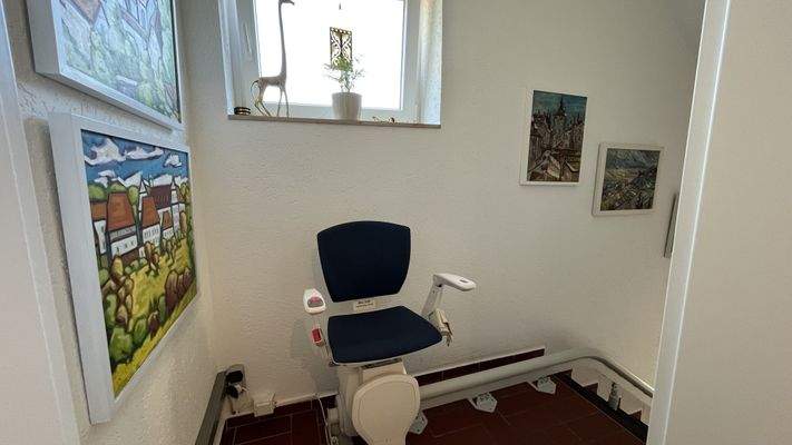 Treppenlift zur Wohnung