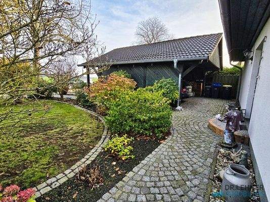 Seitenansicht Carport