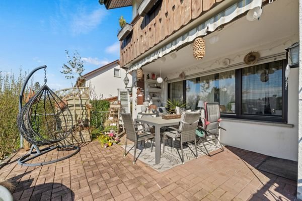 Sonnenverwöhnte Terrasse