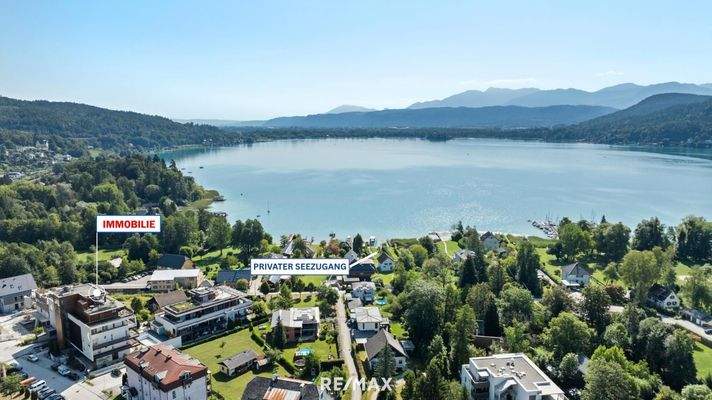 Lage Appartementhaus + Seezugang