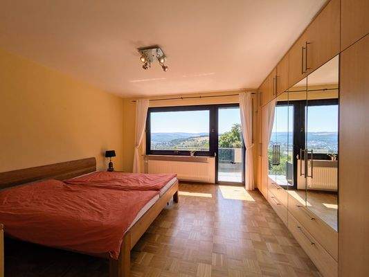 Schlafzimmer mit Aussicht
