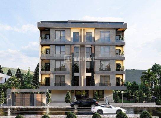 Beachside Apartments in a Complex with Pool in Antalya Konyaaltı