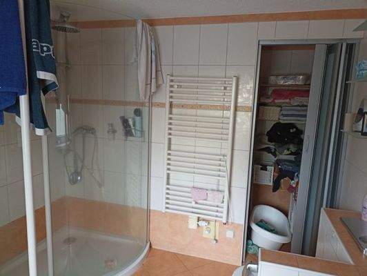 Badezimmer Eckdusche