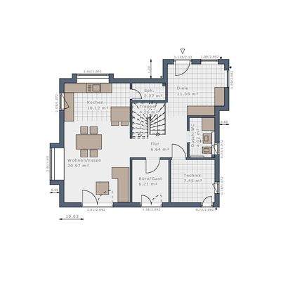 Grundriss Erdgeschoss