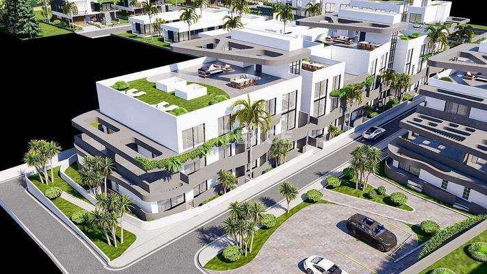 Apartments for Sale in Advanced Complex in North Cyprus Yeniboğaziçi