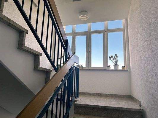 freundliches Treppenhaus