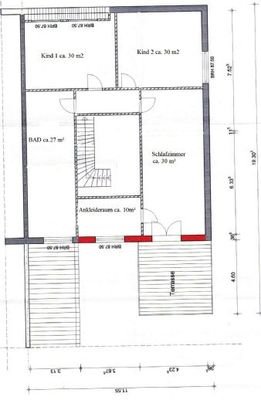 Grundriß Obergeschoss