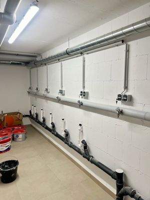 Stellplatz Waschmaschine u. Trockner