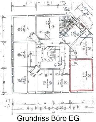 Grundriss EG - Büro