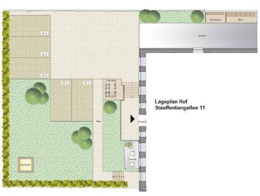 Lageplan Hof