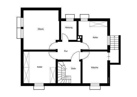 Grundriss Keller