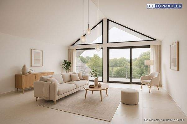 Wohnzimmer im Obergeschoss