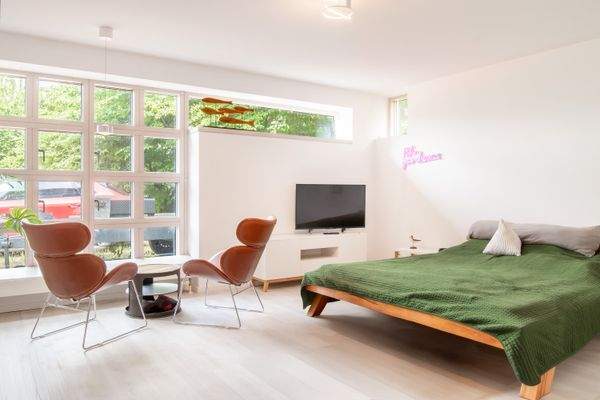 Eines von vier Schlafzimmern