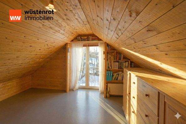 Schlafzimmer mit KI beräumt