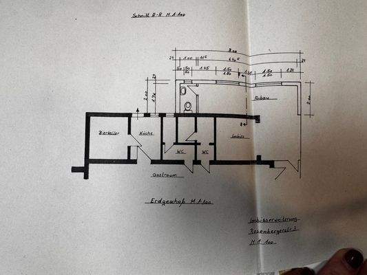 Grundriss Erdgeschoss Umbau 