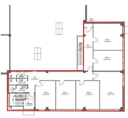 Grundriss 1. Obergeschoss
