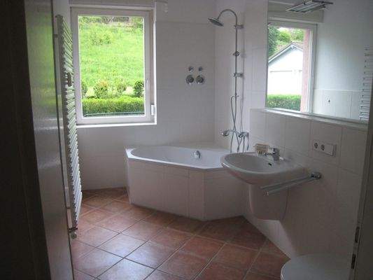 Tageslichtbad mit Wanne