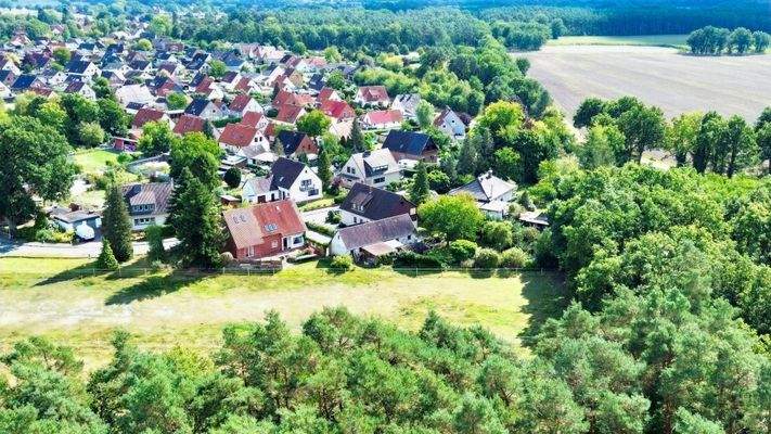 Haus von oben Rückseite