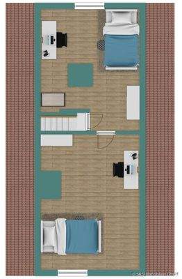 Grundriss-Skizze Spitzboden