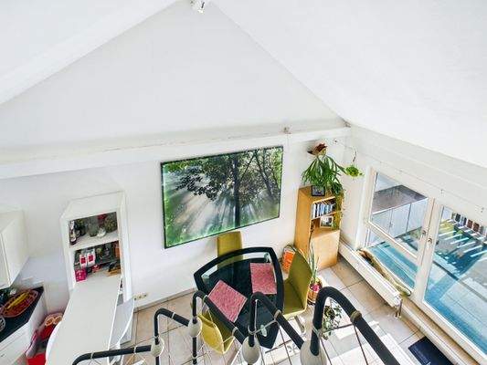 Blick von der Galerie