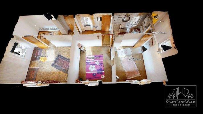 OG - Schematischer Grundriss - 3D