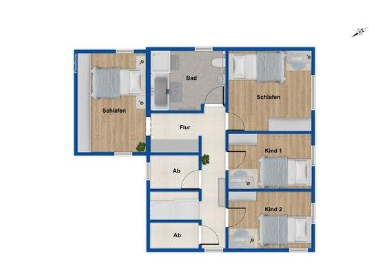 Grundriss Obergeschoss