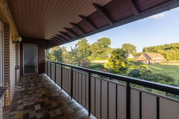 Ausblick vom Balkon OG-Wohnung