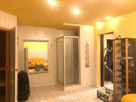 Dusche Wellnessbereich