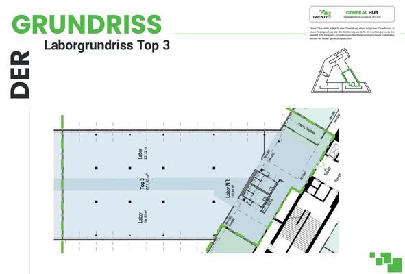 Labor 6.OG Top 3 - 651,53 m²