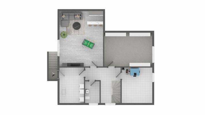 Grundriss KG möbliert