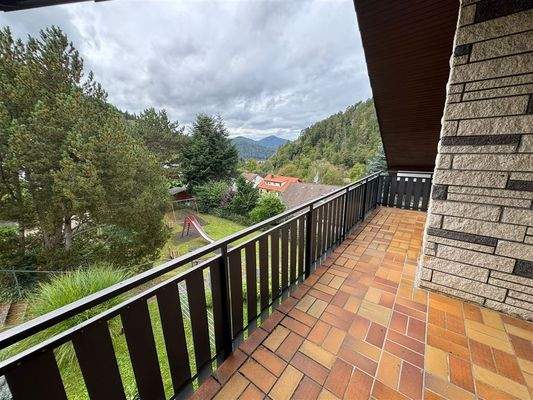 Fernsicht vom West Seite Balkon