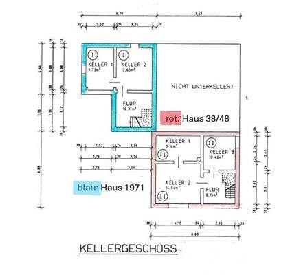 Grundriss Kellergeschoss