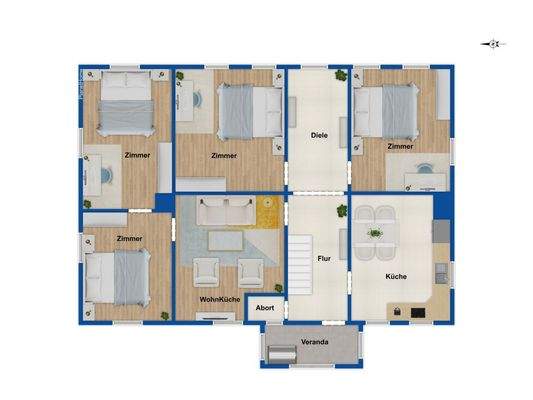 Grundriss 2. Obergeschoss