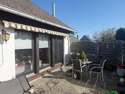 Südterrasse mit Markise