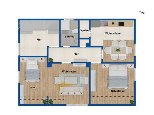 Grundriss Dachgeschoss