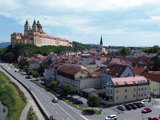 Blick vom Objekt gen Stift Melk