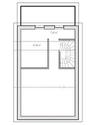Grundriss Dachgeschoss Haus 1