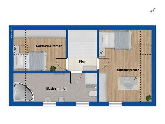 Grundriss Obergeschoss