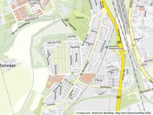 Geolyzer Kartenausschnitt