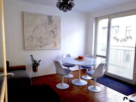 Wohnzimmer Blick Richtung Terrasse