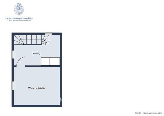 Skizze Grundriss Teilkeller