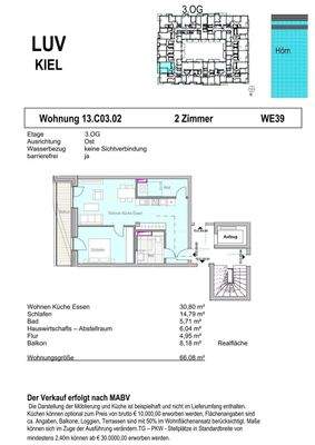 Grundriss WE 39 Baufeld XV 