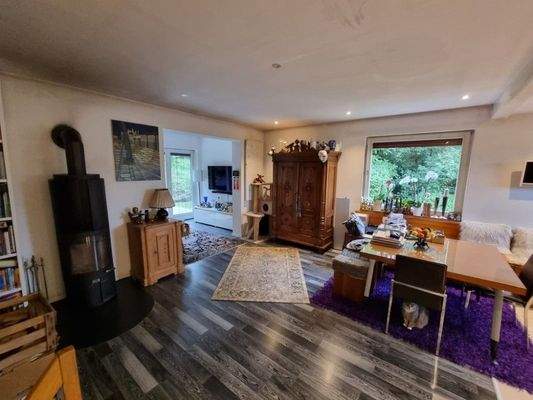 Blick zum Wohnbereich 