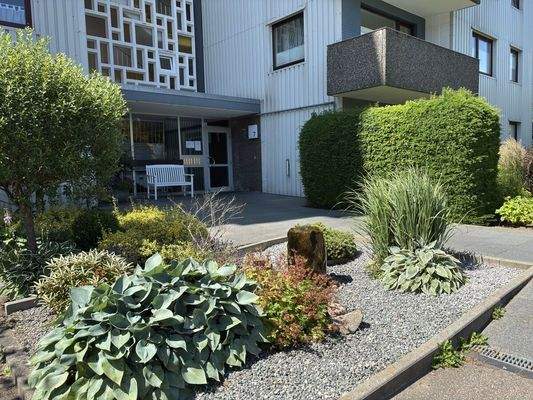 Außenbereich Eingang