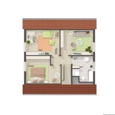 Grundriss Obergeschoss